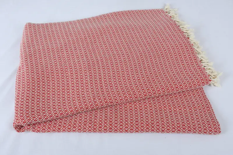 Personalized Blanket, 96x80 Cotton Diamond Towel, Organic Throw, Best Friend Gift Ideas, Throw Blanket Couch, Custom Shower Curtain, Turkish Blanket - 5