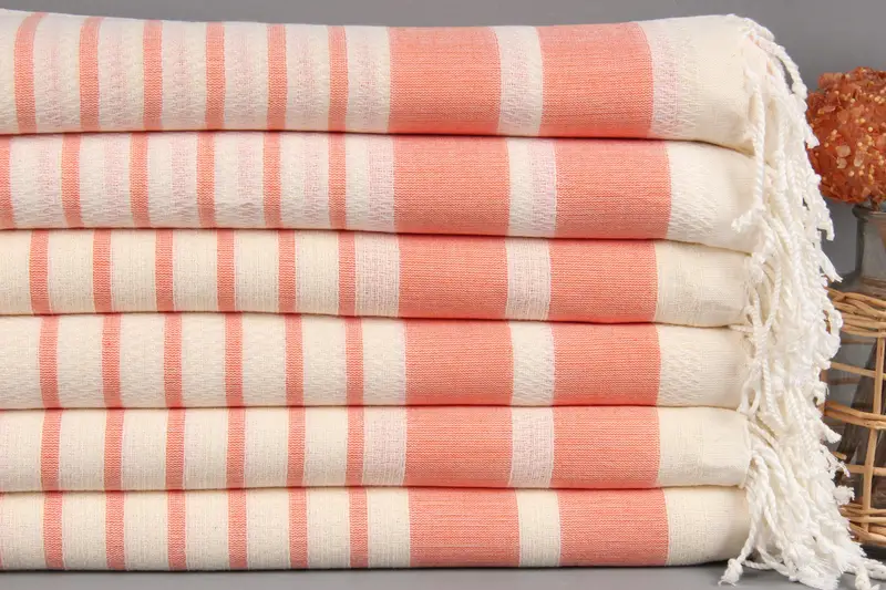 Spa Towel, Soft towel, 70x40 Cotton Striped Towel, Bachelorette Party Favors, Sand-resistant towel, Handwoven Turkish bath towel, House Warming Gift - 2