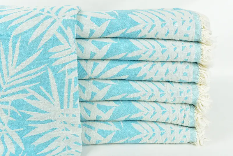 64x40 Cotton Floral Patterned Towel, Yoga Towel, Pool Towels, Bathroom Towel, Turkish hand towel, Monogram Turkish Towel, Lightweight Turkish towel - 1
