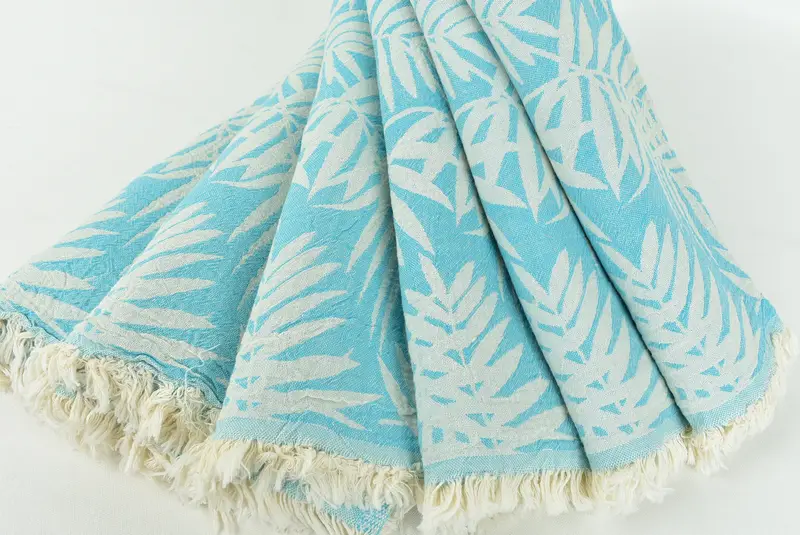 64x40 Cotton Floral Patterned Towel, Yoga Towel, Pool Towels, Bathroom Towel, Turkish hand towel, Monogram Turkish Towel, Lightweight Turkish towel - 4