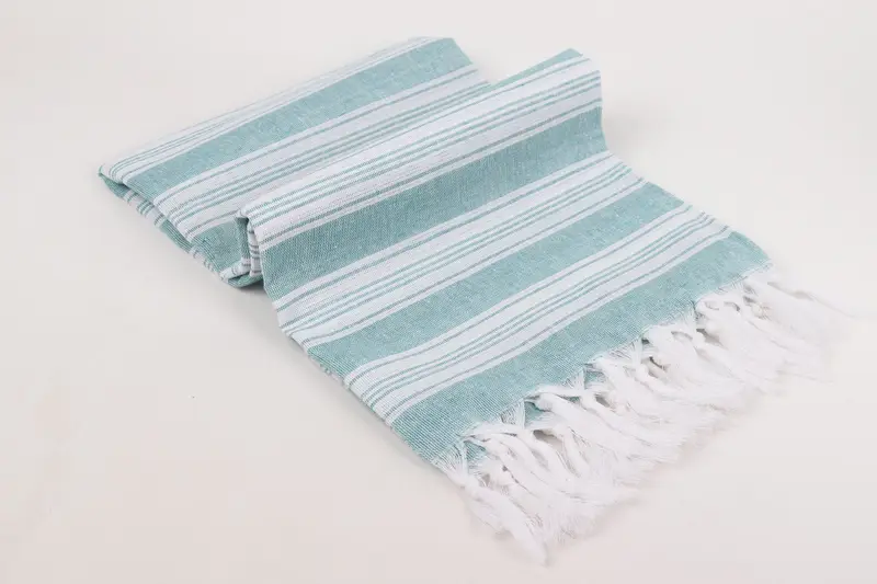 Gym Towel, Lightweight towel, Valentines Day Gift, Organic Cotton Towel, 70x40 Cotton Striped Towel, Bachelorette Party Decorations, Wedding Gift - 6