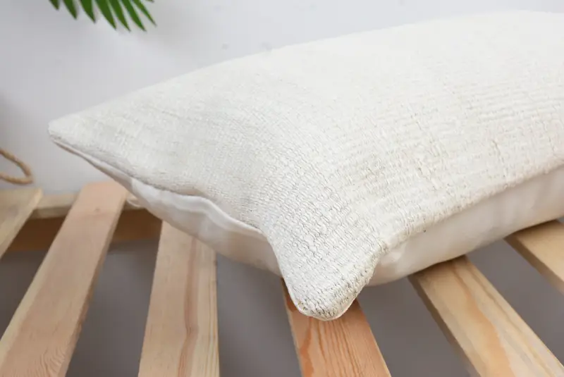 Shabby Chic Cushion Cover, Car Pillow Case, 12x20 White Pillow Case, Throw Kilim Pillow, Cushion Cover, Pillow for Sofa, Boho Pillow Sham Cover - 6