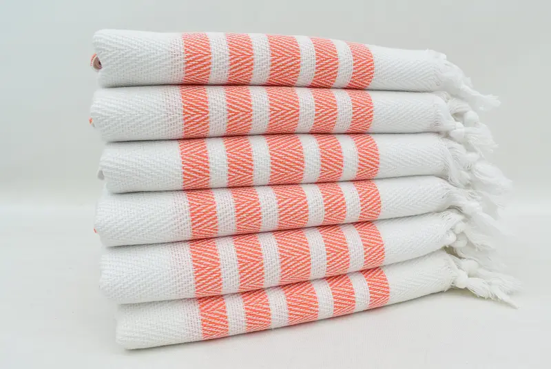 Individuelles türkisches Handtuch, personalisiertes Küchentuch, Geschenk für Mutter, Badezimmertücher, Hochzeitsgeschenk, 36x24 Baumwollfischgrätenhandtuch, Sticktuch - 4