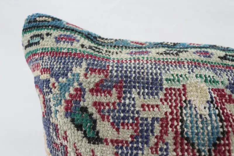 Ethnical Kilim Rug Pillow, Kilim Pillow Cover, 32x32 Red Cushion Cover, Traditional Pillow Cover, Cushion Case, Pillow for Couch - 2