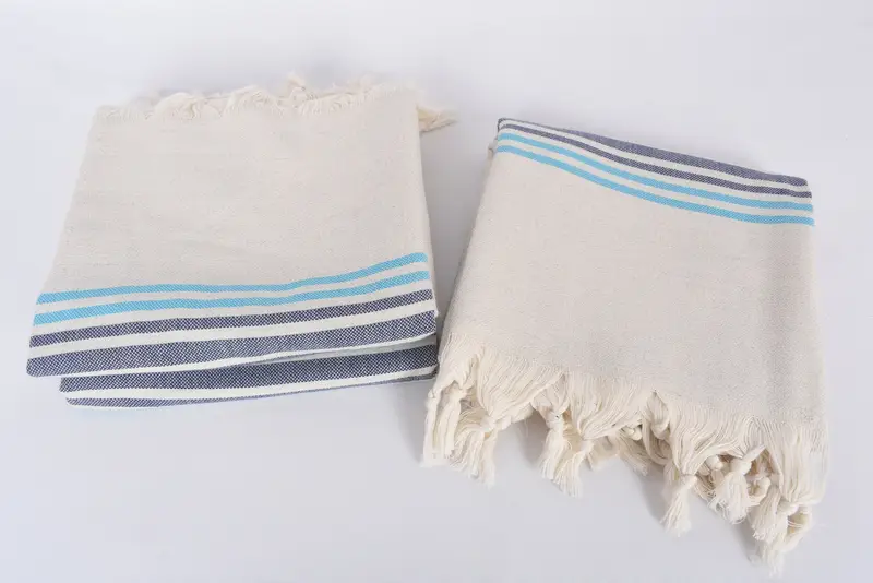 Personalized Beach Towel, Bridal Shower Favors, Bachelorette Party Items, Personalised Gift, 70x40 Linen Striped Towel, Bridesmaid Gift Towel - 7