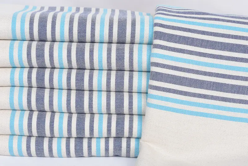 Personalized Beach Towel, Bridal Shower Favors, Bachelorette Party Items, Personalised Gift, 70x40 Linen Striped Towel, Bridesmaid Gift Towel - 2