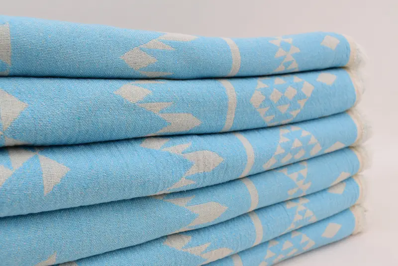 Hammam towel, Organic Towel, 70x40 Cotton Dolphin Patterned Towel, Sand-resistant towel, Beach Towel Bulk, Valentines Day Gift Idea, Sand-free towel - 5