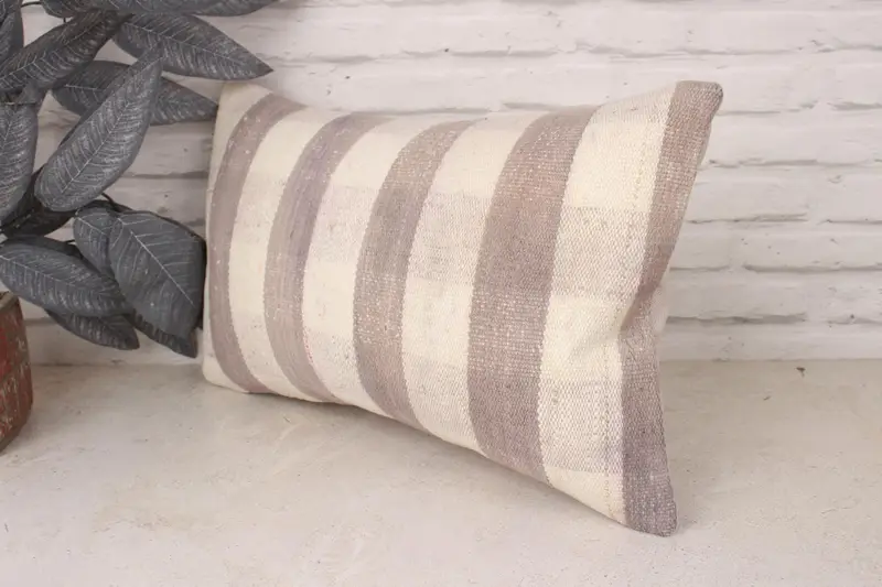 12x20 White Cushion Cover, Pillow for Couch, Interior Designer Pillow, Personalized Gift Pillow Cushion, Cushion, Kilim Pillow, Tapestry Pillow Sham - 4