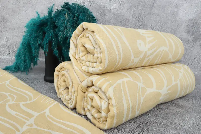 Beach Theme Bachelorette Party, Christmas Gift, Custom Wedding Gifts, 70x60 Cotton Fish Design Towel, Bridesmaid Gifts, Throw Blanket Couch - 8