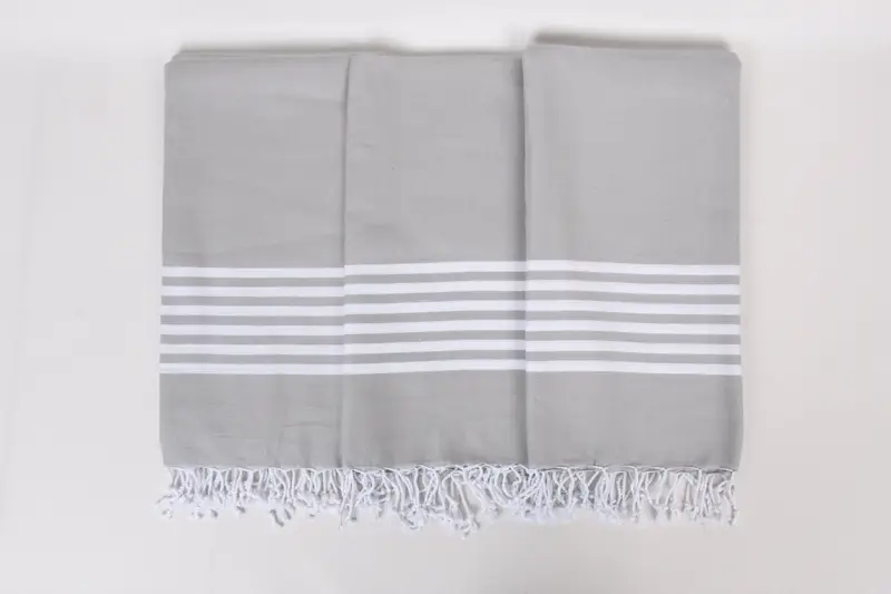 70x40 Cotton Striped Towel, Handmade Turkish Towel, Gift For Him, Quick-Dry Beach Towel, Engagement Gift, Bachelor Bachelorette Party Favors - 7