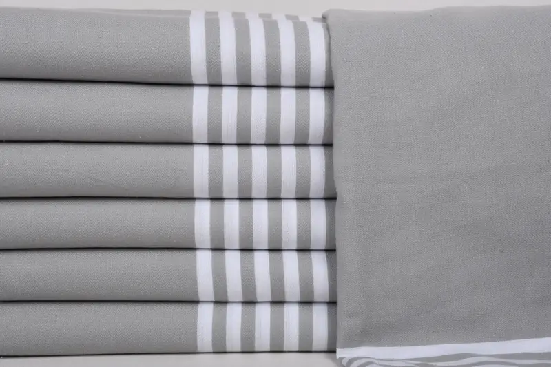 70x40 Cotton Striped Towel, Handmade Turkish Towel, Gift For Him, Quick-Dry Beach Towel, Engagement Gift, Bachelor Bachelorette Party Favors - 1