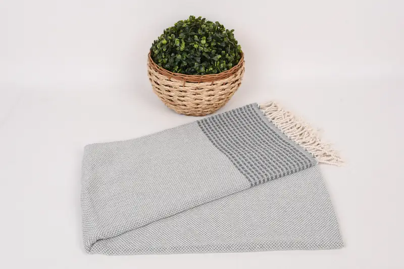 70x36 Cotton Striped Towel, Personalized Gift For Her, Fouta towel, Turkish towel, Sand-free peshtemal towel for the beach, Turkish Towel Beach - 4