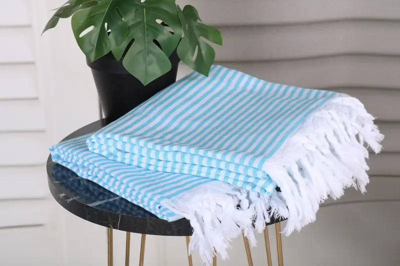 68x36 Cotton Striped Towel, Wedding Favors, Home Decor Gifts, Family Gift Basket, Valentines Day Gift For Him, Bachelor Bachelorette Party Favors - 3