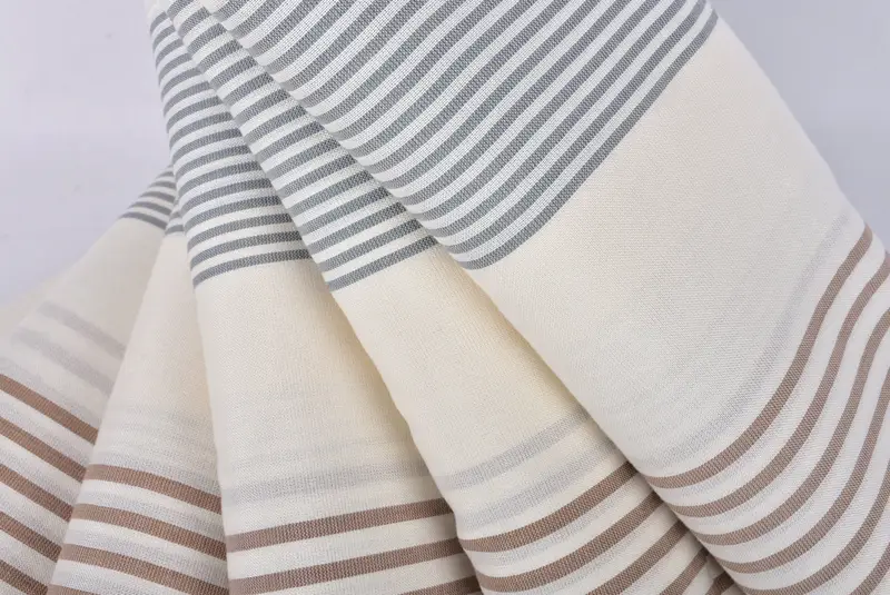 70x40 Cotton Striped Towel, Thin towel, Bridal Shower Gift, Valentines Day Gift For Him, Bachelor Bachelorette Party Favors, Turkish Towel Monogram - 5