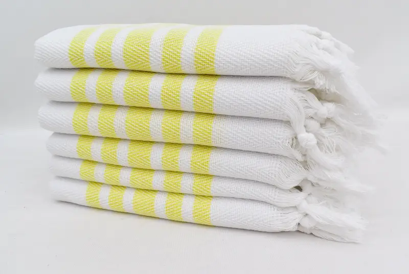 36x24 Cotton Herringbone Towel, Turkish Hand Towel, Personalized Kitchen Towel, Monogrammed Hand Towel, Personalize Gift, Towel With Name - 4