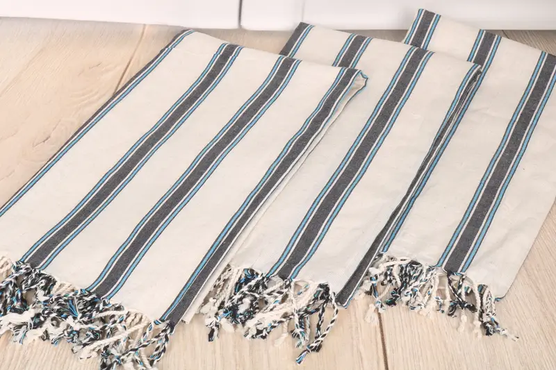 Personalized Wedding Gift, Scarf Towel, Best Beach Towel, 70x38 Cotton Striped Towel, Mother Of The Groom Gift, Bachelorette Party Decorations - 6