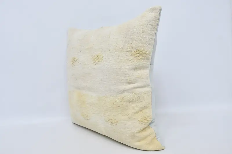 Chair Pillow Case, Throw Kilim Pillow, Farmhouse Pillow Cover, Vintage Kilim Pillow, 28x28 White Pillow Cover, Turkish Pillow, Pillow Case - 4