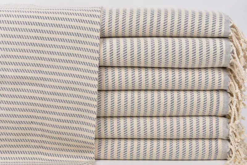 Monogram Hand Towel, Personalized Kitchen Towel, 40x20 Cotton Polka Dot Towel, Personalized Turkish Towel, Housewarming Gift, Monogram Kitchen Towel - 1