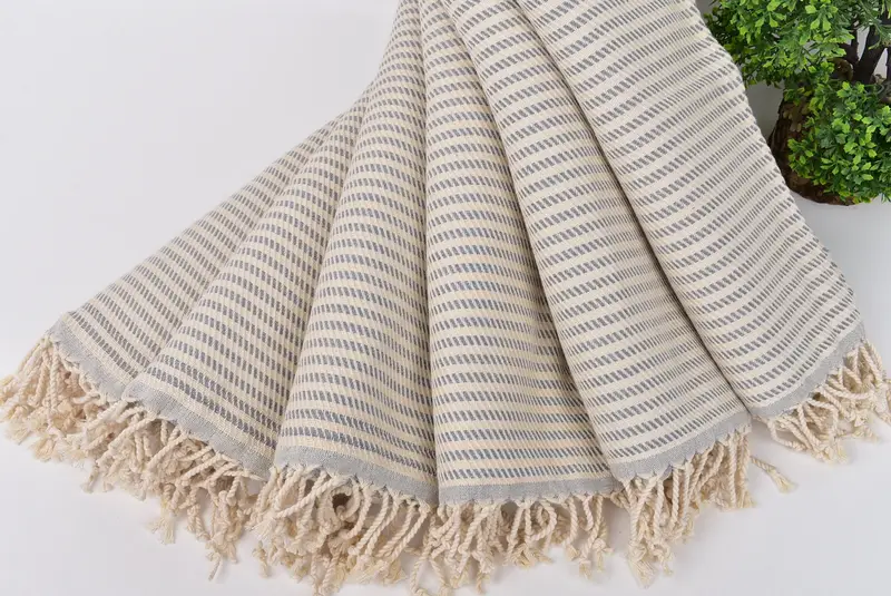 Monogram Hand Towel, Personalized Kitchen Towel, 40x20 Cotton Polka Dot Towel, Personalized Turkish Towel, Housewarming Gift, Monogram Kitchen Towel - 4