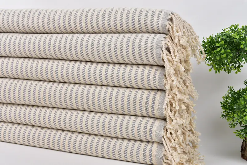 Monogram Hand Towel, Personalized Kitchen Towel, 40x20 Cotton Polka Dot Towel, Personalized Turkish Towel, Housewarming Gift, Monogram Kitchen Towel - 3