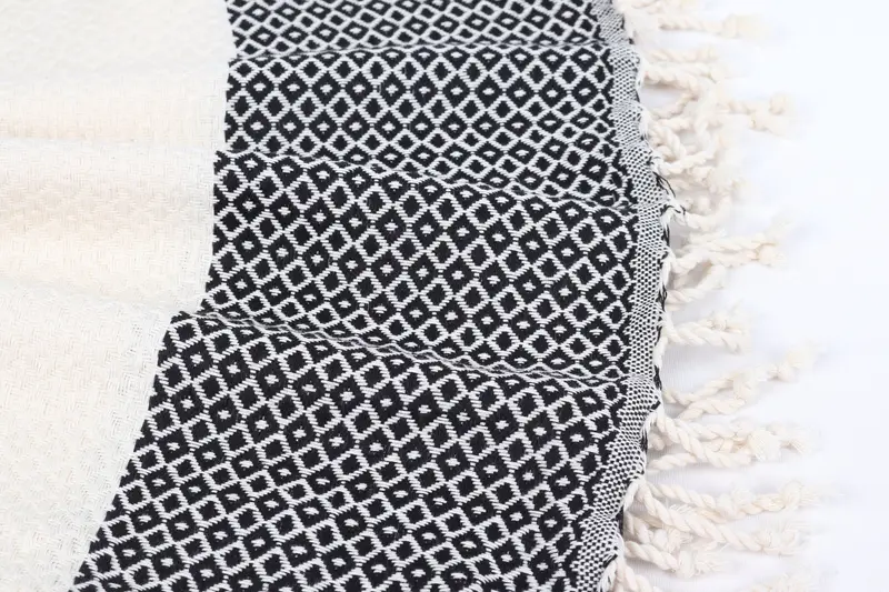 Gift For Bride, Thin towel, Gym Towel, Handwoven Turkish Towel, 70x40 Cotton Diamond Towel, Bachelor Bachelorette Party Favors, Sand-resistant towel - 8