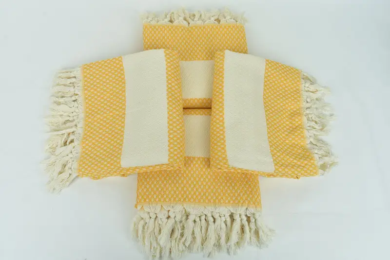 Lightweight towel, Sand-resistant Turkish towel for the beach, Bridal Party Gifts, Travel towel, Gift For Him, 68x36 Cotton Geometric Towel - 6