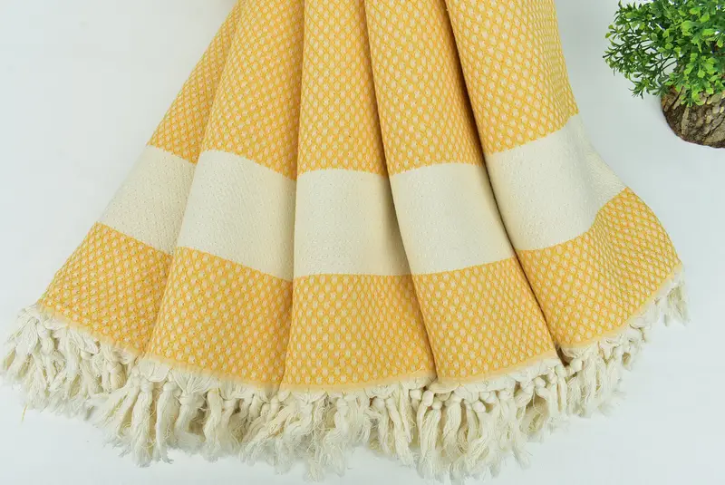 Lightweight towel, Sand-resistant Turkish towel for the beach, Bridal Party Gifts, Travel towel, Gift For Him, 68x36 Cotton Geometric Towel - 4
