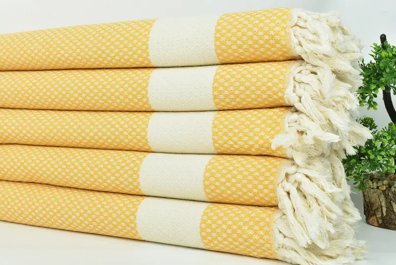 Lightweight towel, Sand-resistant Turkish towel for the beach, Bridal Party Gifts, Travel towel, Gift For Him, 68x36 Cotton Geometric Towel - 3