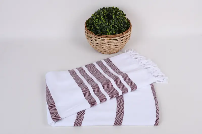 Thin towel, 70x40 Cotton Herringbone Towel, Personalized Towel Gift, Personalized Gift For Her, Bachelorette Gifts, Embroidery Towel, Custom Towel - 4