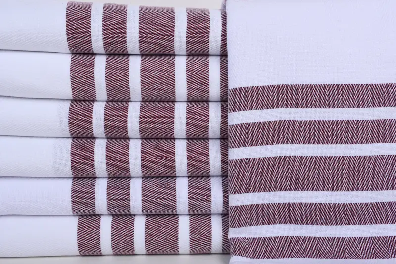 Thin towel, 70x40 Cotton Herringbone Towel, Personalized Towel Gift, Personalized Gift For Her, Bachelorette Gifts, Embroidery Towel, Custom Towel - 1