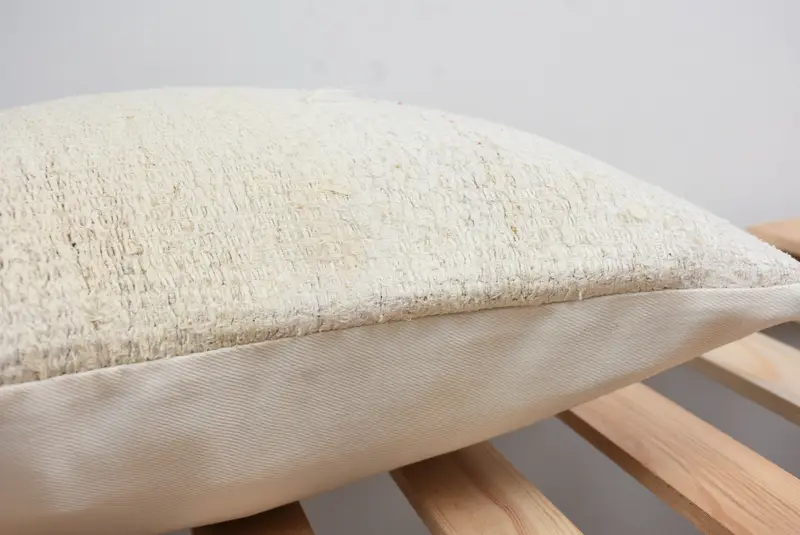 Pillow Cover, Pillow for Sofa, Vintage Kilim Pillow, Bright Pillow Case, 16x16 White Pillow Sham, Ethnical Kilim Rug Pillow, Anatolian Cushion Cover - 7
