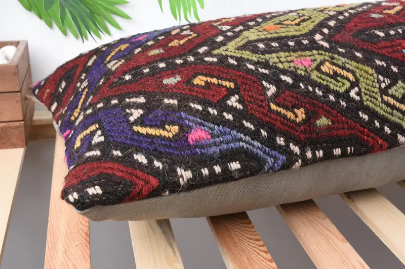 Pillow for Couch, Cushion, Living Room Throw Pillow Sham, Living Room Throw Cushion Case, Turkish Pillow, 16x48 Green Pillow Case, Antique Pillows - 6