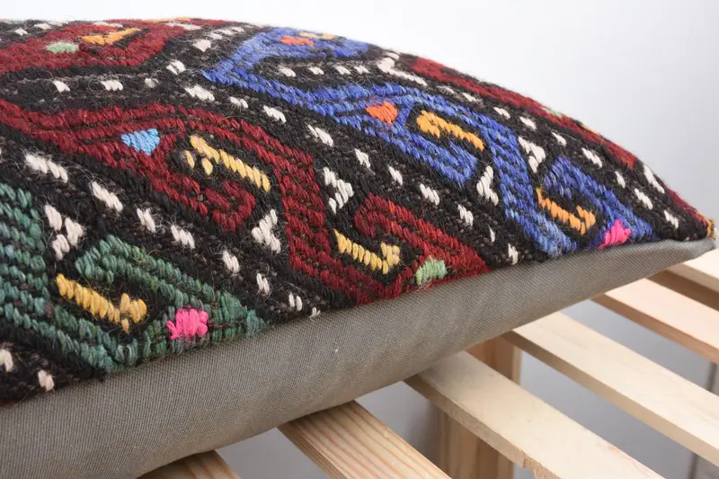 Pillow for Couch, Cushion, Living Room Throw Pillow Sham, Living Room Throw Cushion Case, Turkish Pillow, 16x48 Green Pillow Case, Antique Pillows - 7