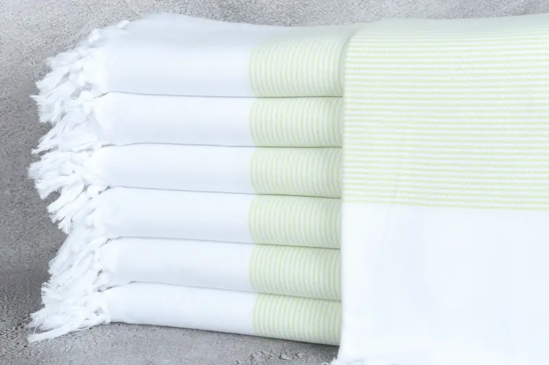 Gift For Him, Handmade Turkish Towel, Bachelorette Party Favors, Employee Gifts, Custom Bath Towel, Custom Wedding Gift, 70x40 Cotton Striped Towel - 1