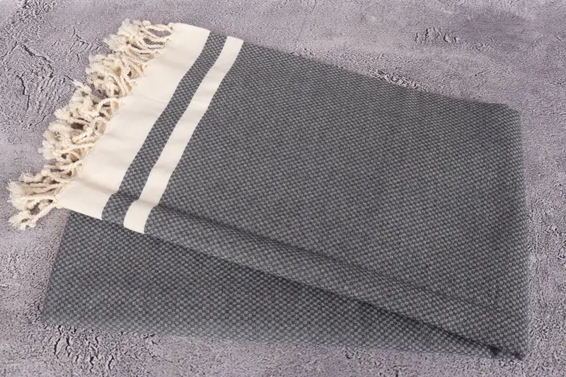Monogram Towels, Bachelorette Party Favors, Wedding Shower Gift, Sand-free towel, 70x40 Cotton Striped Towel, Wedding Favors, Girls Weekend Favors - 6