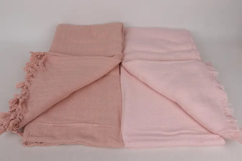 Housewarming Gift, 76x56 Cotton Stonewashed Chevron Towel, Cotton Bedspread, Organic Throw, Throw Blanket, Turkish Blanket Throw, Bridal Shower Gift - 4