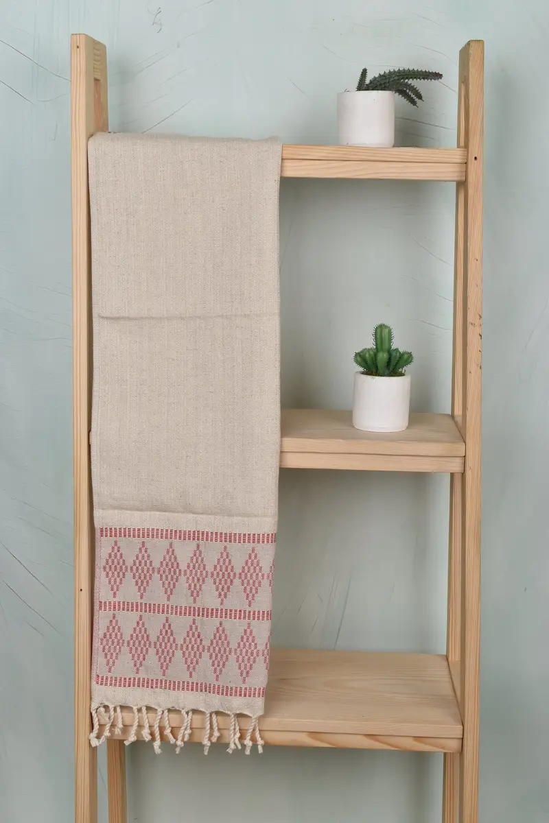 Gift For Him, 40x20 Linen Kilim Design Towel, Gift For Coworker, Turkish Hand Towel, Personalized Hand Towel, Wedding Favors, Bridesmaid Towel - 8