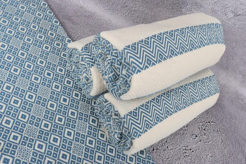 Girl Trip Party Favor, Turkish beach towel, Handmade Gift, Monogram Turkish Bath Towel, 70x40 Cotton Diamond Towel, Wedding Gift, Maid Of Honor Gift - 7