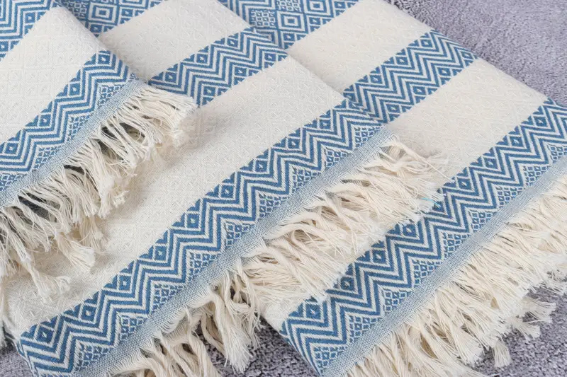 Girl Trip Party Favor, Turkish beach towel, Handmade Gift, Monogram Turkish Bath Towel, 70x40 Cotton Diamond Towel, Wedding Gift, Maid Of Honor Gift - 5