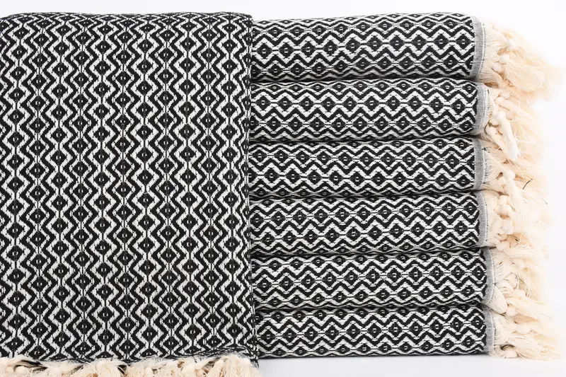 卸売トルコバスタオル、40x71インチ、オーガニックコットン、手織り - 1