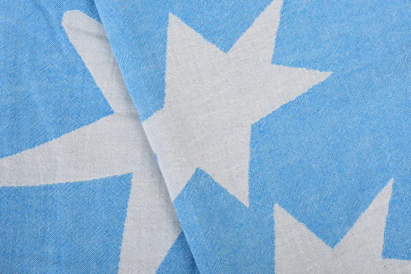 Bridal Shower Gift, 68x36 Cotton Star Design Towel, Absorbent towel, Bath towel, Antibacterial Turkish peshtemal towel, Mother Of The Groom Gift - 5
