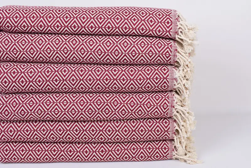 Bio -türkisches Handtuch, Geschenke für ihn, 70x40 Baumwolldiamanttuch, dünn und leichtes türkisches Peshtemal, Geschenk für Hochzeitstag für Braut, weiches Handtuch - 3
