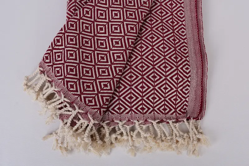 Bio -türkisches Handtuch, Geschenke für ihn, 70x40 Baumwolldiamanttuch, dünn und leichtes türkisches Peshtemal, Geschenk für Hochzeitstag für Braut, weiches Handtuch - 8