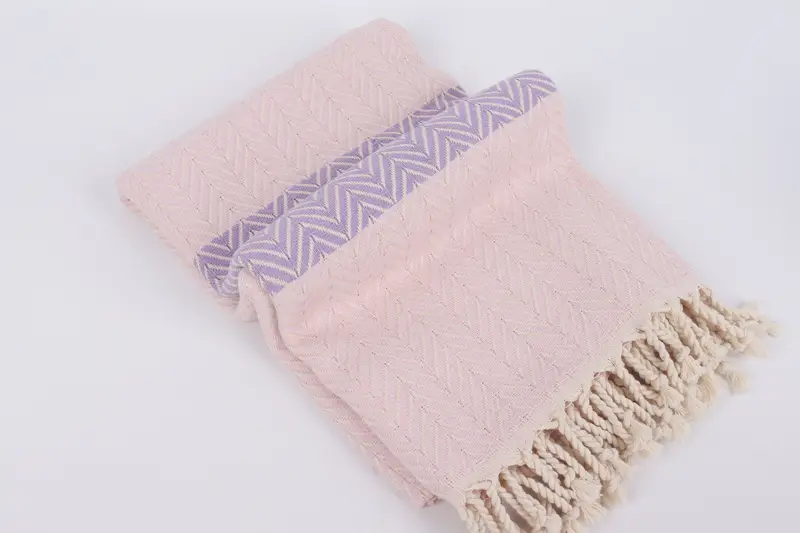 Fouta towel, Cancun Bachelorette Party Gift Ideas, Quick-Dry Beach Towel, Bachelorette Party Favors Beach, Handmade Gift, 70x40 Cotton Chevron Towel - 6