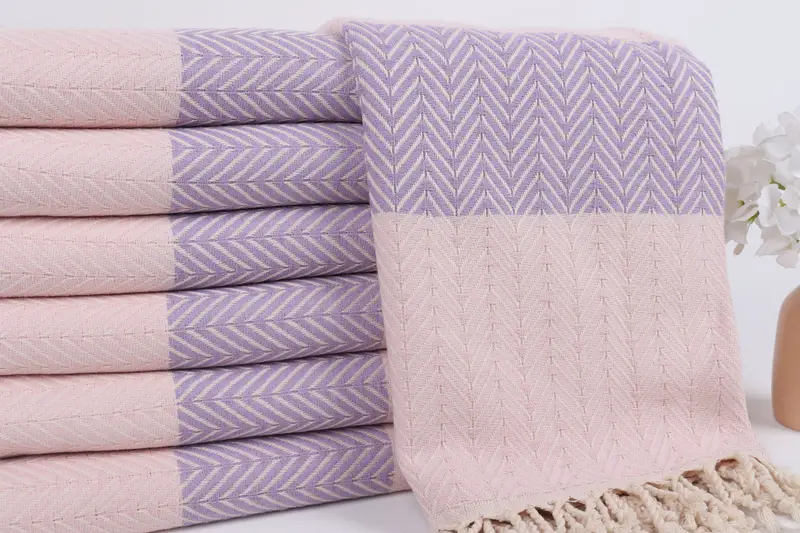 Fouta towel, Cancun Bachelorette Party Gift Ideas, Quick-Dry Beach Towel, Bachelorette Party Favors Beach, Handmade Gift, 70x40 Cotton Chevron Towel - 2