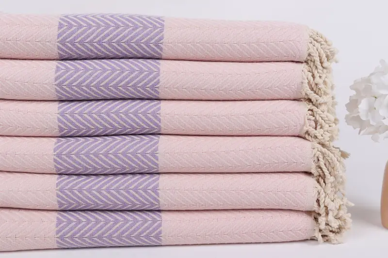 Fouta towel, Cancun Bachelorette Party Gift Ideas, Quick-Dry Beach Towel, Bachelorette Party Favors Beach, Handmade Gift, 70x40 Cotton Chevron Towel - 3