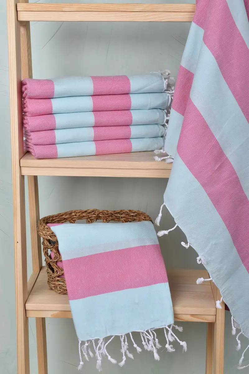 70x40 Cotton Striped Towel, Beach Towel Bulk, Turkish beach towel, Monogram Turkish Towel, Bachelorette Party Favor, Handwoven Turkish Towel - 3
