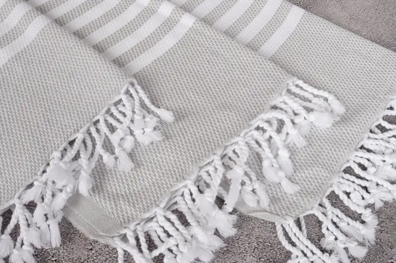 Xmas Gifts, Custom Tea Towel, Small Bath Towels, Wedding Favors, Valentine Day Gift For Her, Turkish Towel Hand Towel, 44x24 Cotton Striped Towel - 5