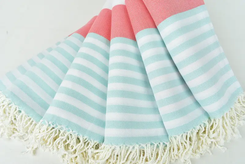 Beach Towel Bulk, Bachelorette Favors Beach, 70x40 Cotton Striped Towel, Hammam towel, Bridal Shower Favors, Bachelorette Party Favors Beach - 4