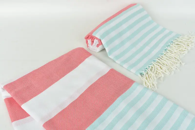 Beach Towel Bulk, Bachelorette Favors Beach, 70x40 Cotton Striped Towel, Hammam towel, Bridal Shower Favors, Bachelorette Party Favors Beach - 7